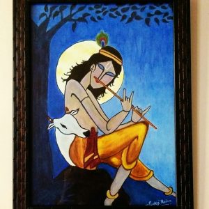 Lord Krishna with flute (small)