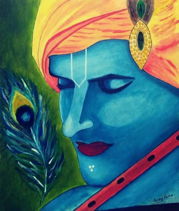 lord krishna with flute (big)